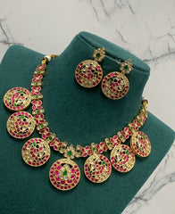 Bottu Mala Necklace In Kundan - KN00418