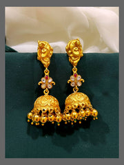 Beautiful Peacock Jhumki In Nakshi - NE00416