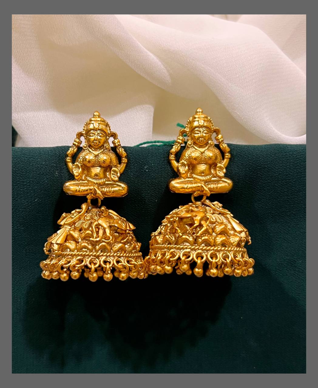 Beautiful Jhumki In Nakshi - NE00427