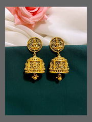 Light Weight Lakshmi Earring In Nakshi - NE00429