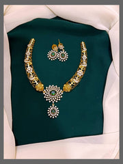 Beautiful Antique Necklace In Nakshi - NN00396