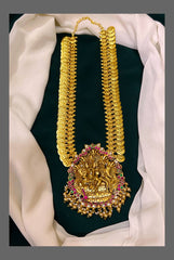 Kasu Haram With Vishnu and Lakshmi Pendent - KH00276