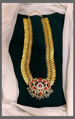 Kaasu Haram With Coral Pendent - KH00288