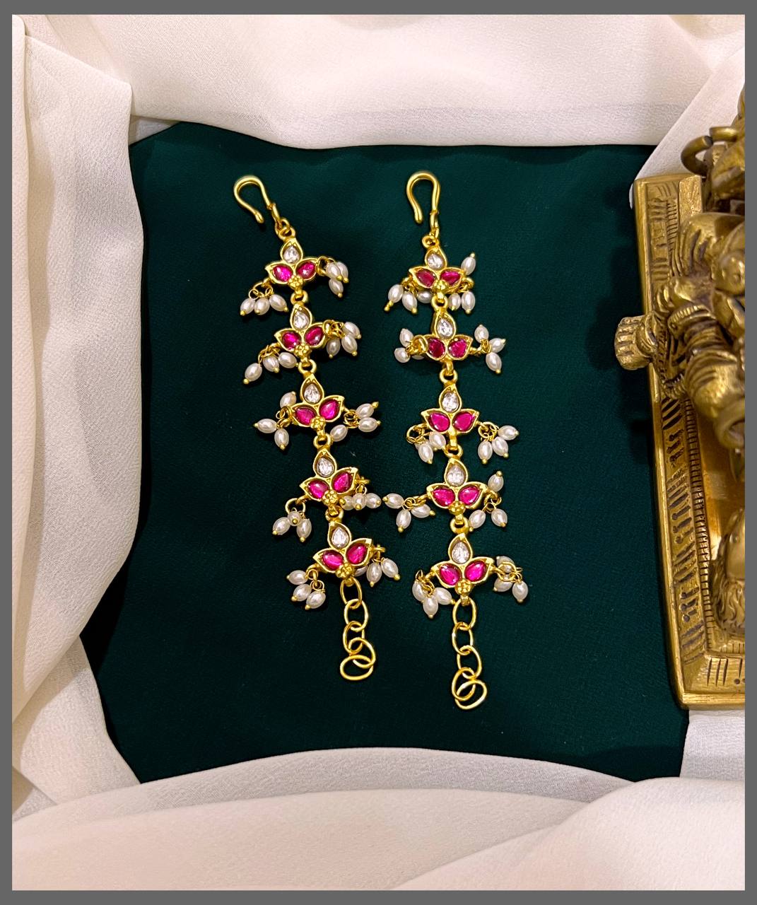 Flower Matilu With Pearls - MT0080