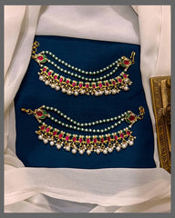 3Layer Kundan Matilu With Pearls - MT0082
