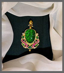 Peacock Kundan Pendent - KP00162