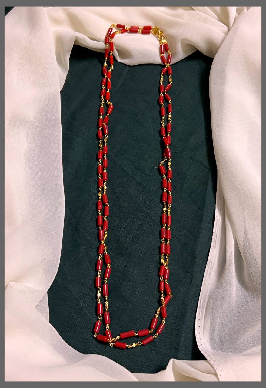 Double Layer Ruby Pearl Haram  - PB00286