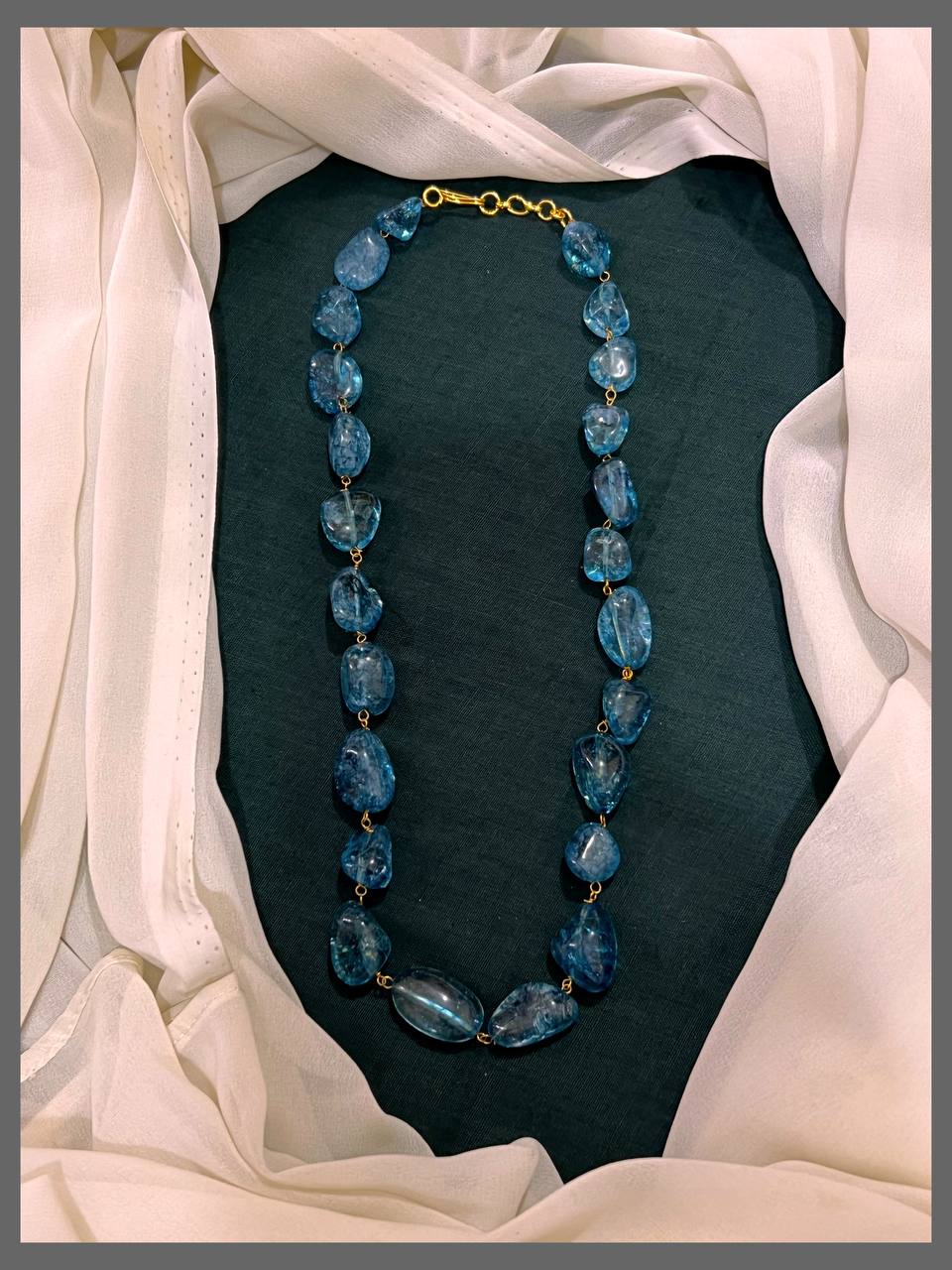 Topaz Beads Necklace - PB00399