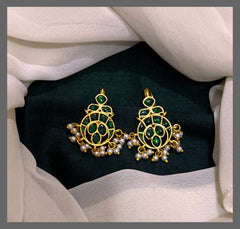 Emerald Bugadi With Pearls - BU00151