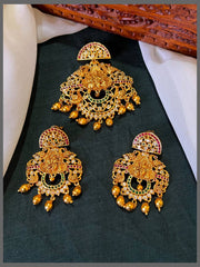 Ram Parivar Pendant With Earrings - NP0092