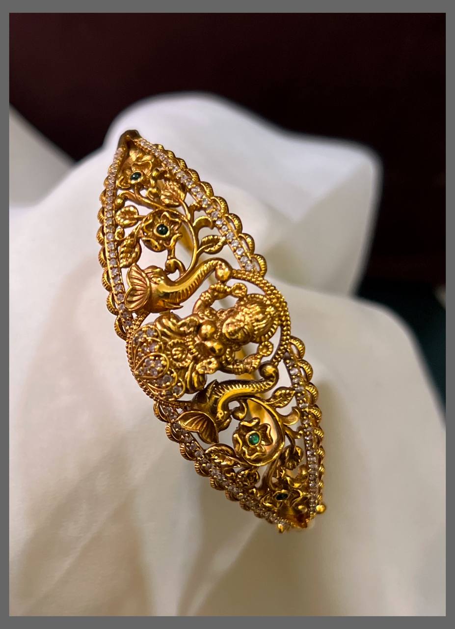 Lakshmi and Peacock Kada - BG00288