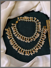 Beautiful Rich Pearl Payal in Kundan - PY001