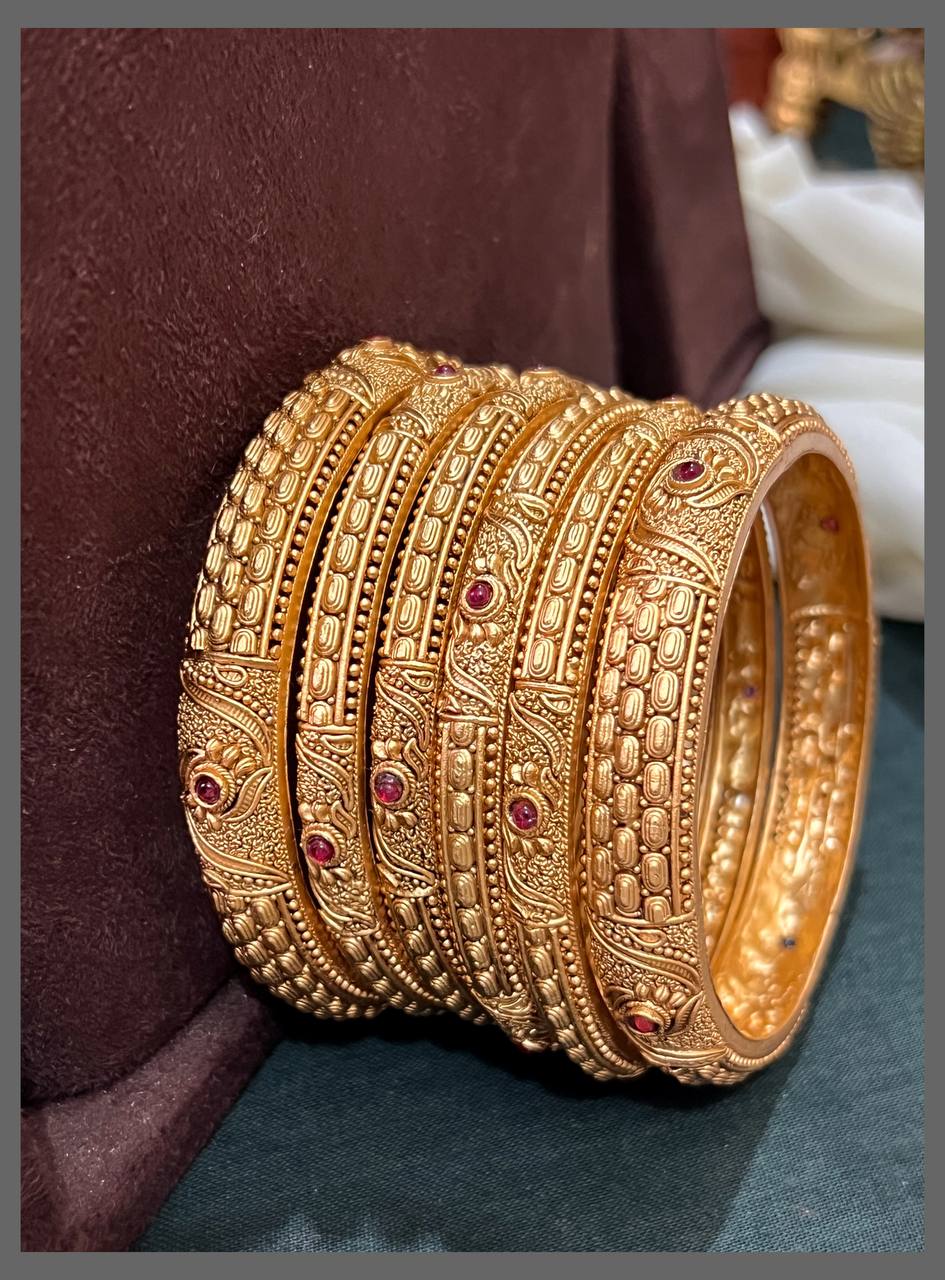 Beautiful Nakshi Bangles - BG00355