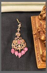 Stone Elephant Maang Tikka - HA00192