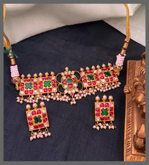 Multicolour Kundan Choker - KN00559