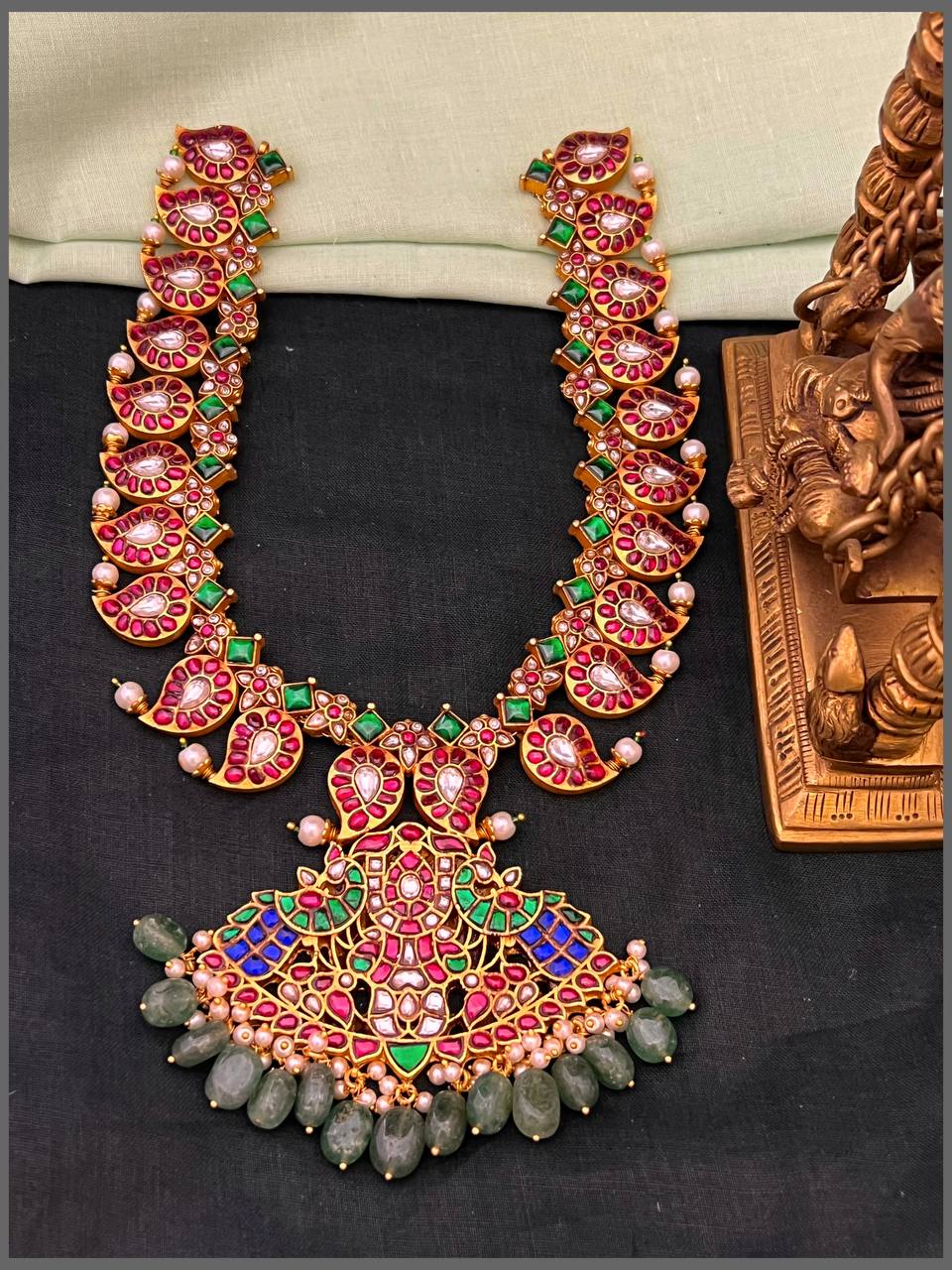 Beautiful Mango Kundan Haram - KH00344