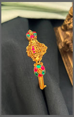 Beautiful Multicolour Flower and Lakshmi Bracelet - BG00404