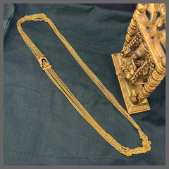 Chandra Haram With Lakshmi Pendant - NH00387