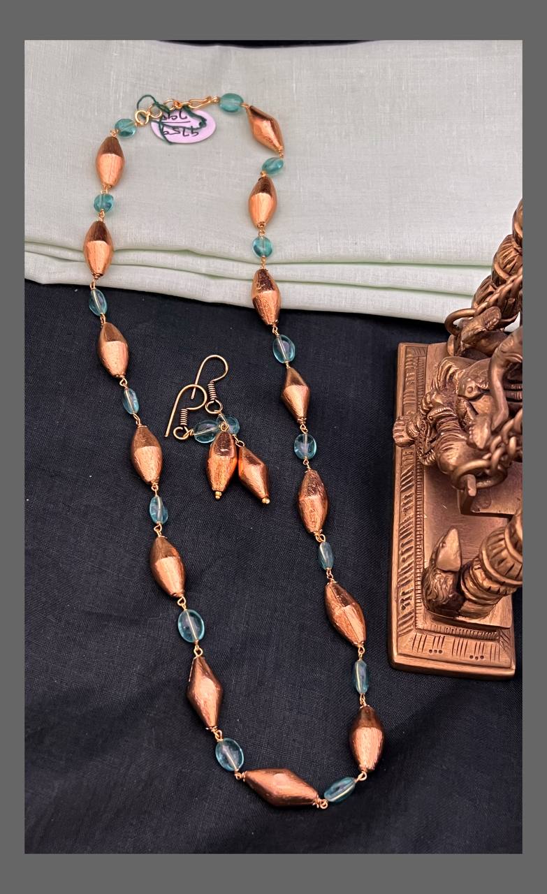 Beautiful Simple Gold Beads Haram - PB00545