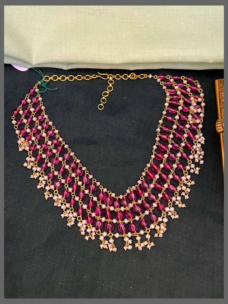 3 Layer Ruby Pearl Haram - PB00562