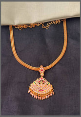 Gold Polish White Stone attigai Set - NN0061