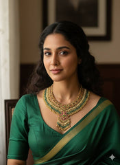 Beautiful Jadau Grand Bridal Necklace -KN0099