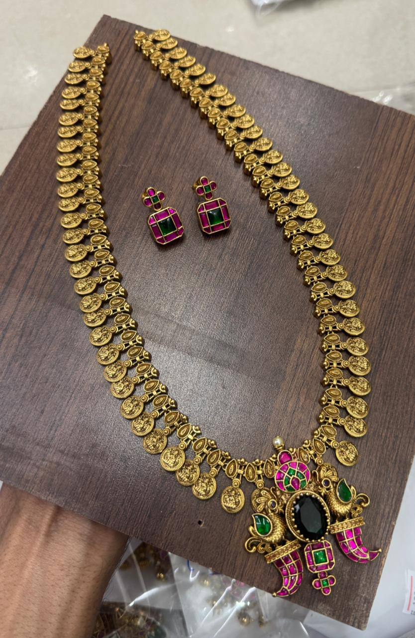 Traditional Haram with Jadau Puligoru - KH00364