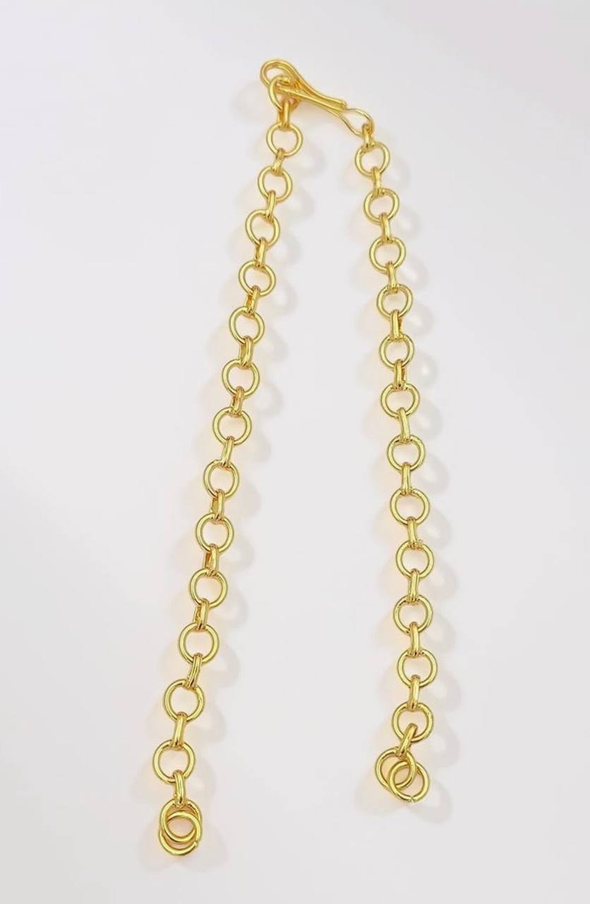 Nakshi Antique Finish Back Chain - NN00891