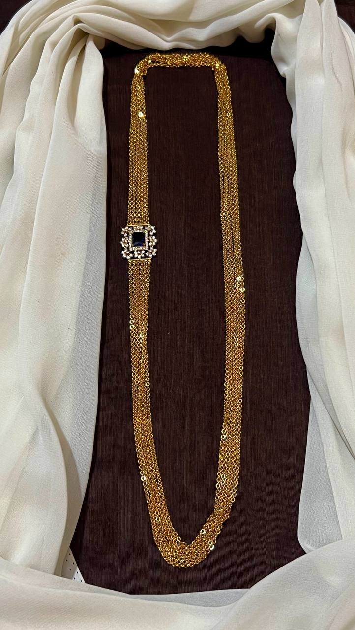Chandraharam With Daimond Pendant - NH00477