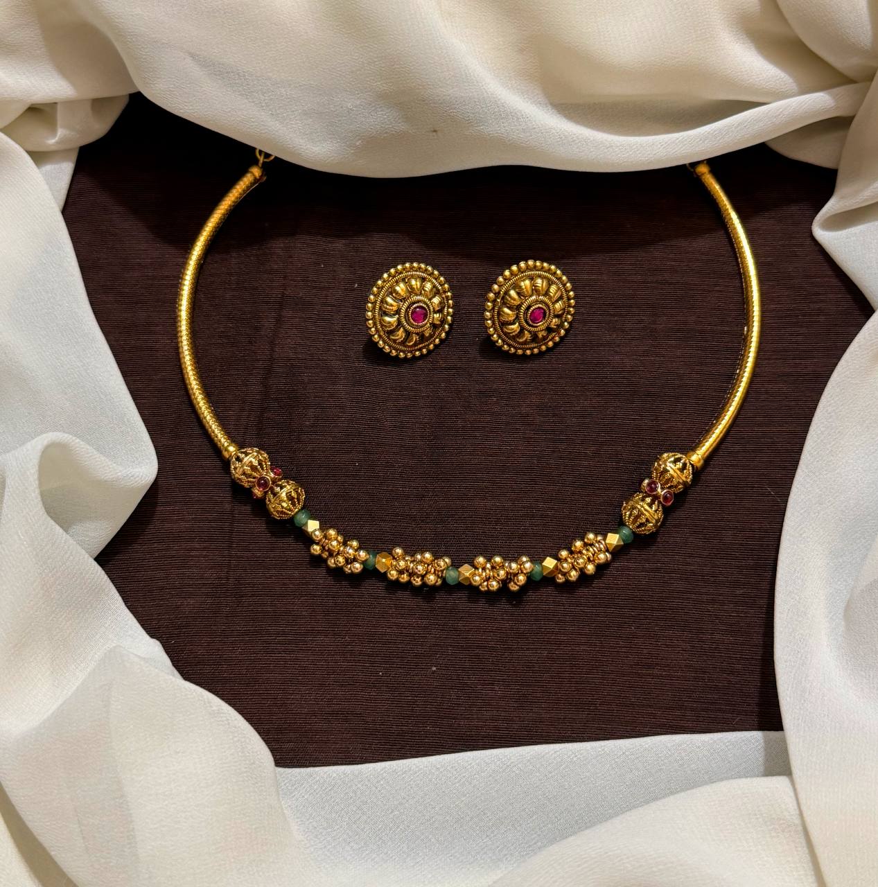 Cute Kante Set With Earrings - NN00190