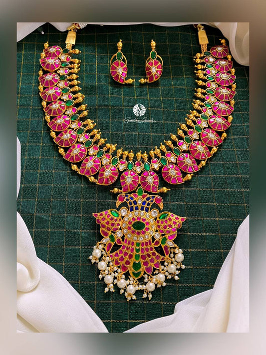 Mango Haram Kundan with Earrings -KH004