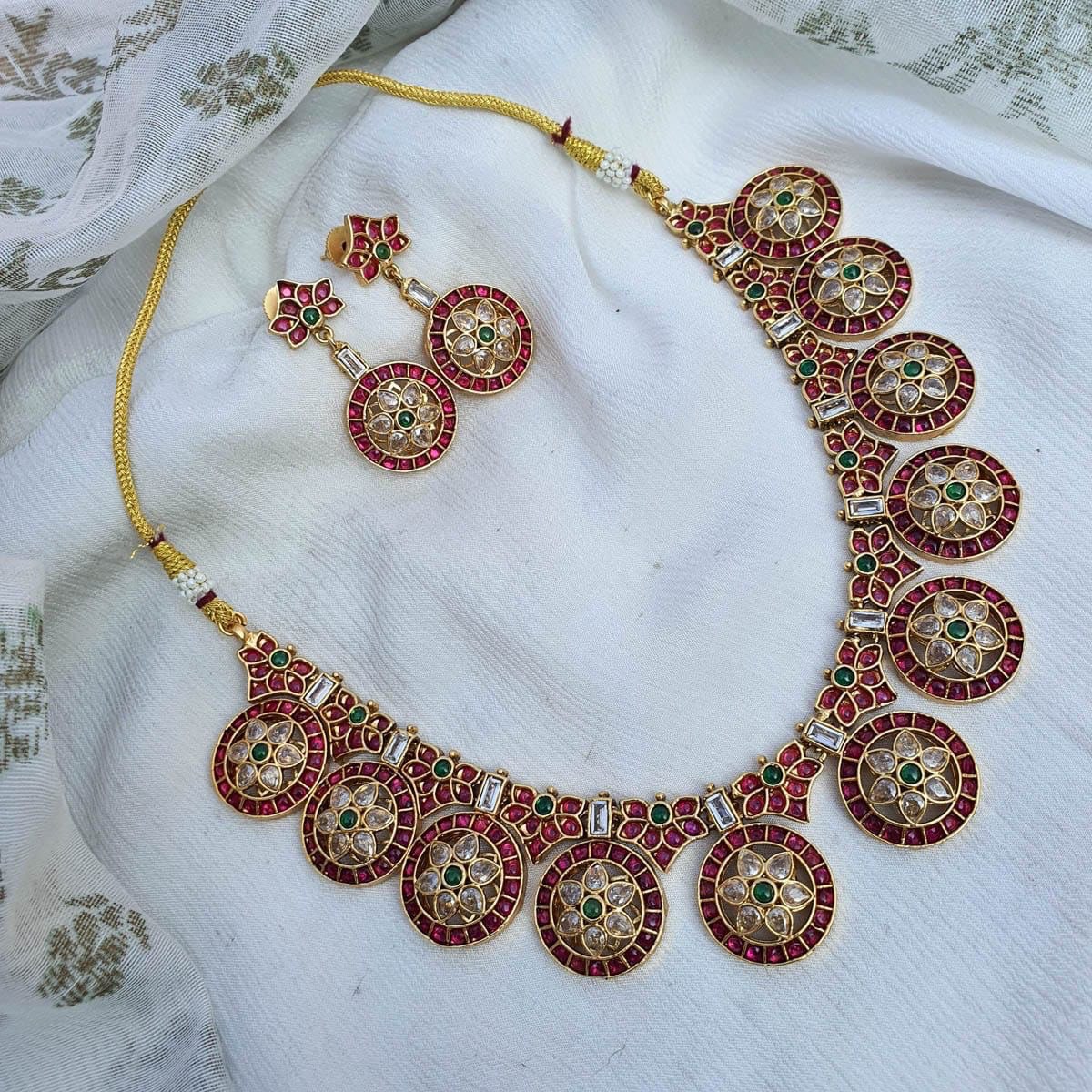 Kempu Bottumala Necklace - NN0057