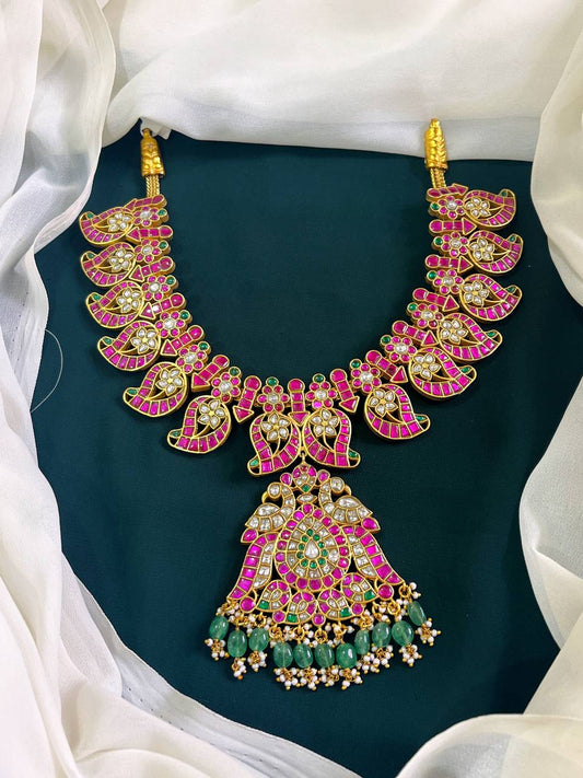 Beautiful mango kundan Haram - KH0023