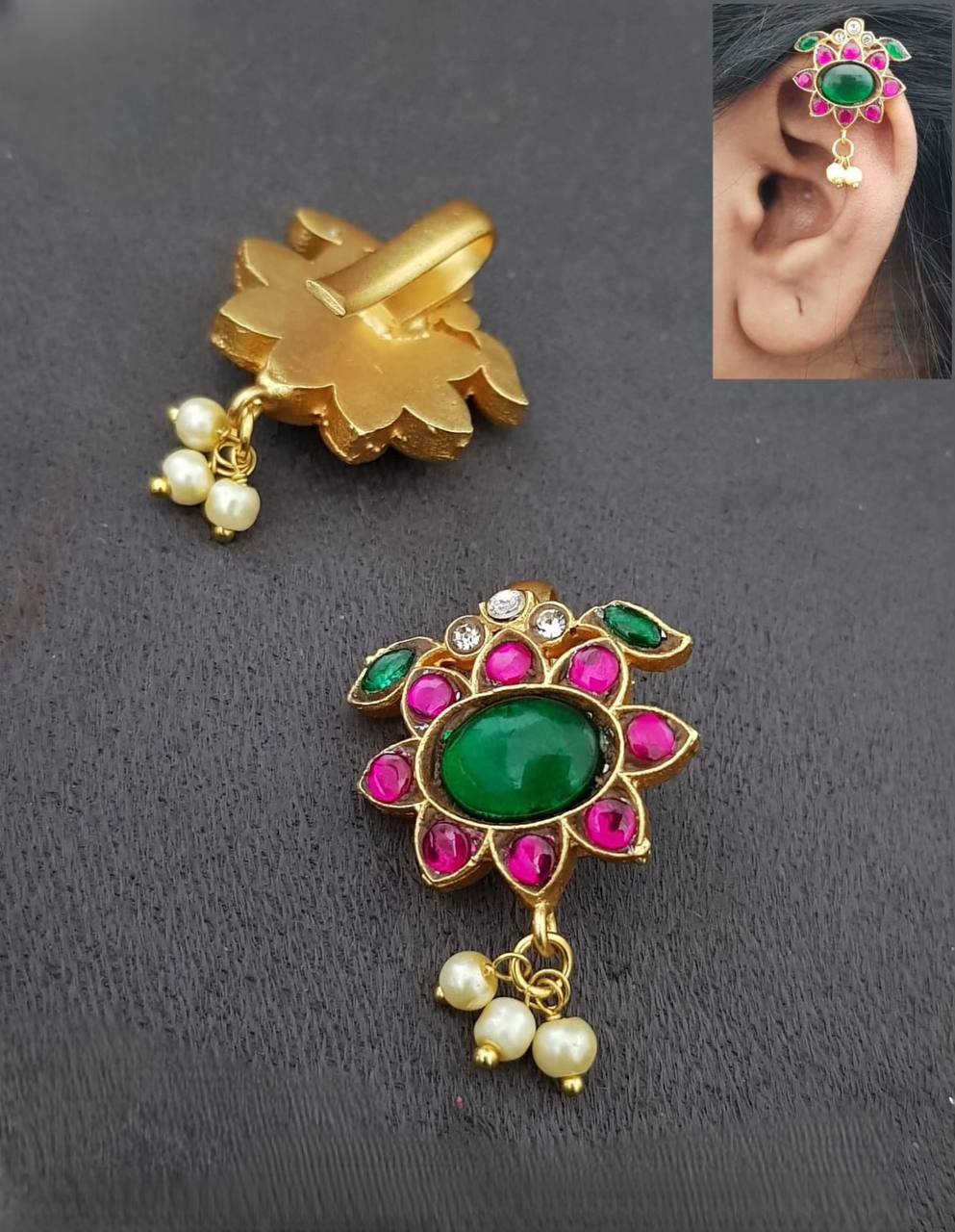 Simple Bugadis Flower Shaped Bugadi - BU005 – Spurthi Jewels