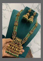 Emerald Beads Long Temple Collections Haram - PB0073