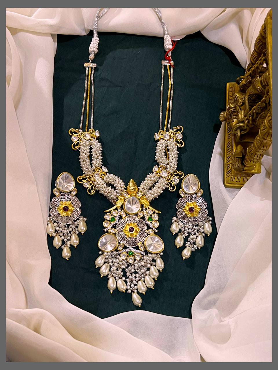 Beautiful Rich Small White Pearl with Pendent - PB0024