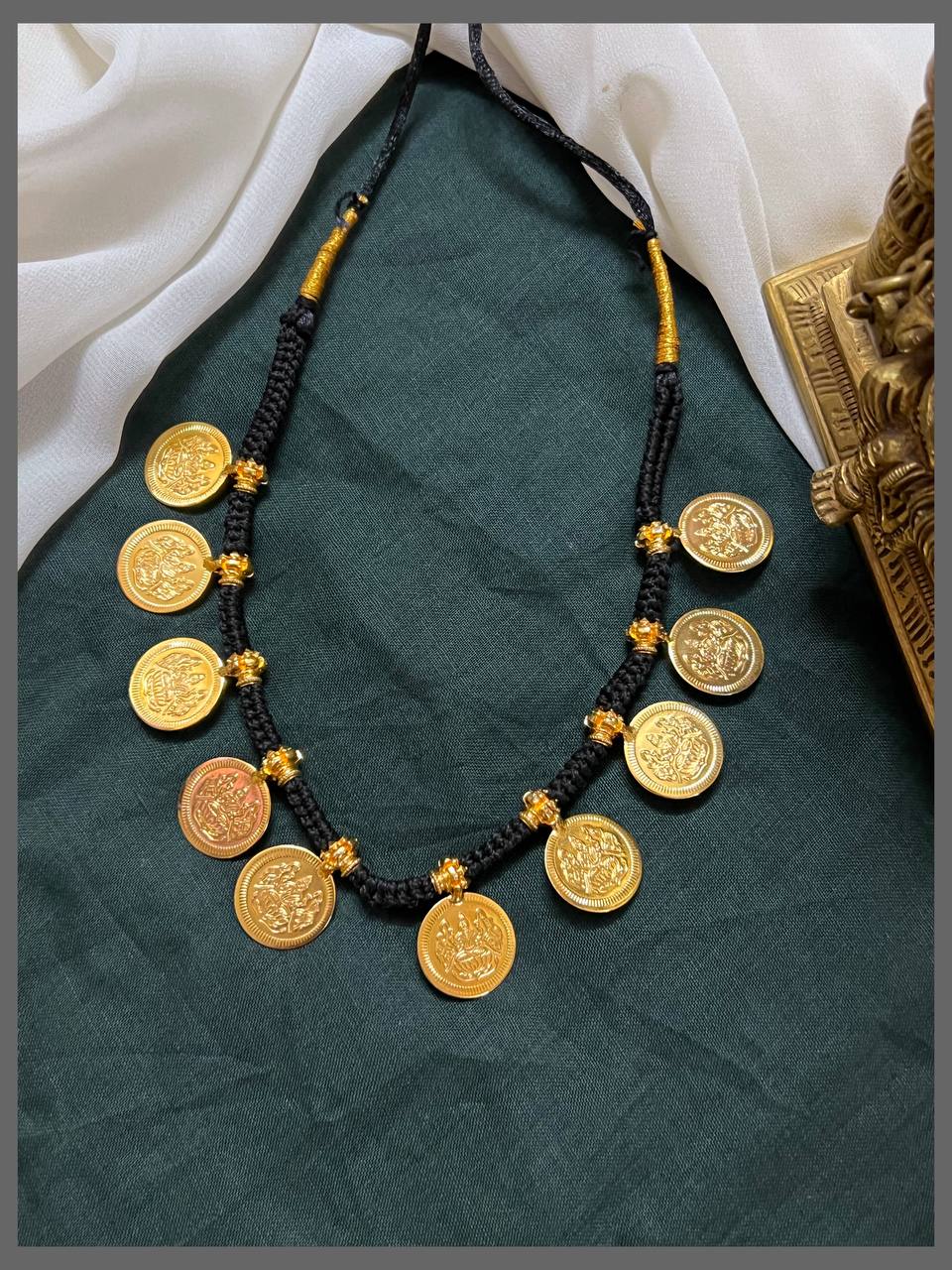 Black Dori Kaasu Necklace - BD0084