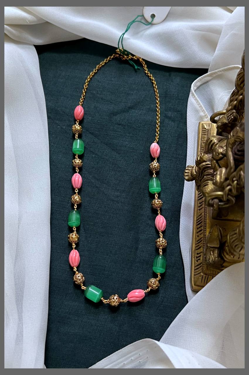 Beautiful Multicolor Beads Necklace - PB00450