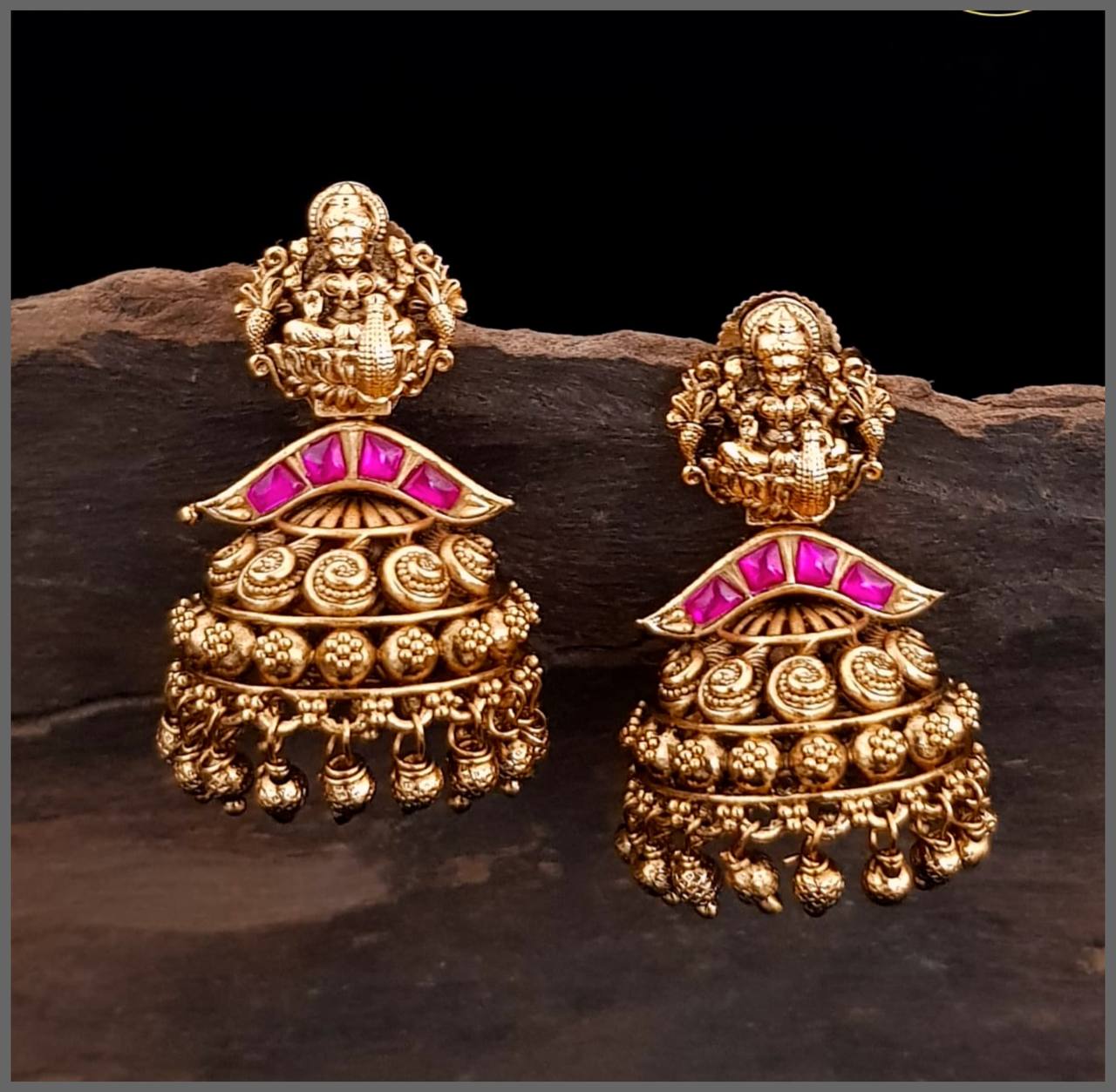 Beautiful Kundan Jhumka Earrings in multiple Varients - KE00524