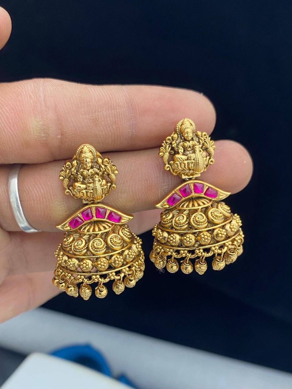 Beautiful Kundan Jhumka Earrings in multiple Varients - KE00524
