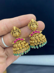Beautiful Kundan Jhumka Earrings in multiple Varients - KE00524
