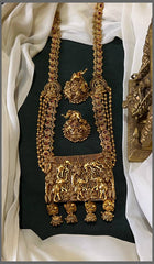 Beautiful Nakshi Haram Set with Matching Earrings – NH00367