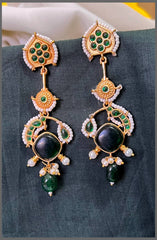 Beautiful Kundan Earrings in Multi Color– KE00535