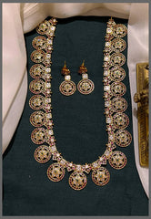 Star Butto Malla Haram with Multi colour  in Nakshi - NH00334