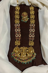 Traditional 2-layer Long Lakshmi Haram - NH0037