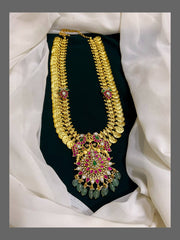 Jadau Kaasu Haram With Side Pendants - KH00194