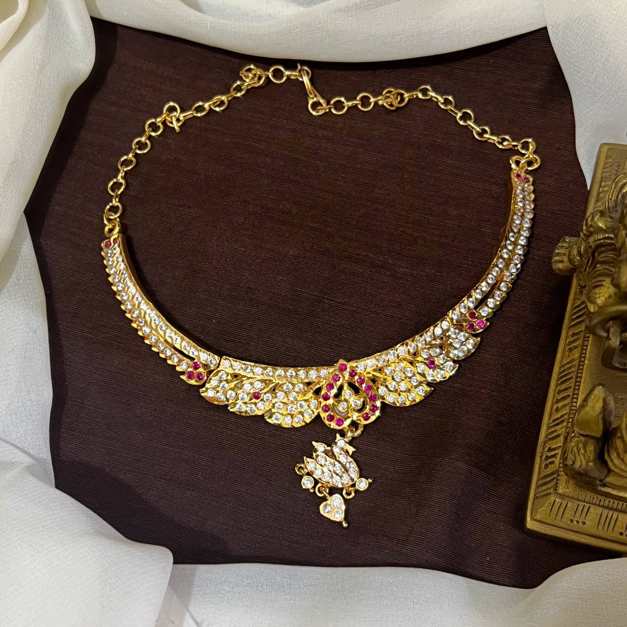 Vintage Panchaloha Stone Neckalce - NN00987