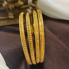 Gold Polish Bangles - BG00703