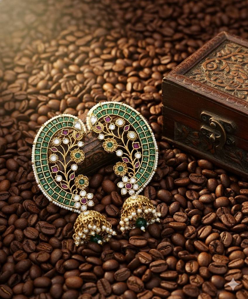 Beautiful Ear Cuff in Nakshi - NE00559