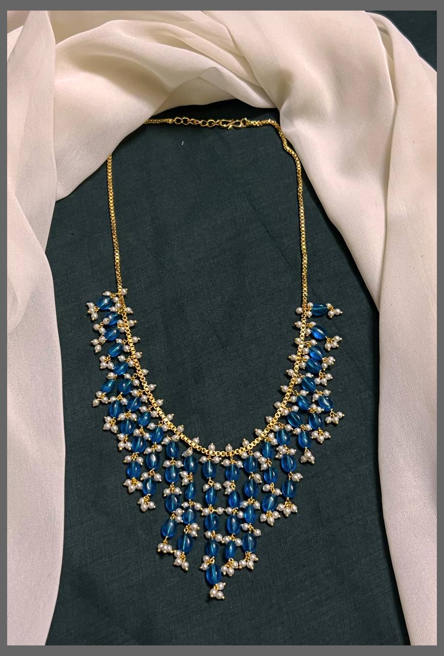 Beautiful Grapes Beads Necklace - PB00355